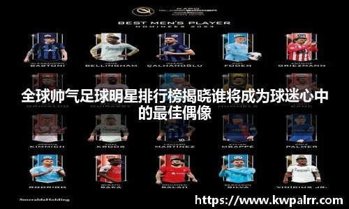 全球帅气足球明星排行榜揭晓谁将成为球迷心中的最佳偶像